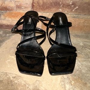 Nine west size:11m black heels